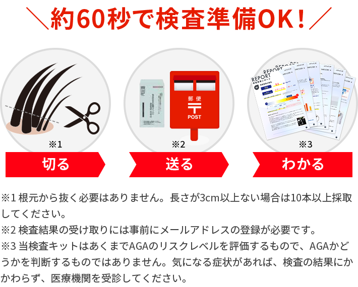 Hair Elements SpecimenCollection Kit毛髪検査 【公式通販】