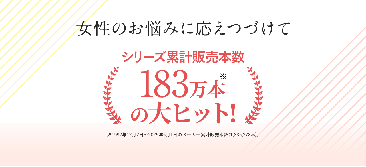 シリーズ累計販売本数 172万本の大ヒット