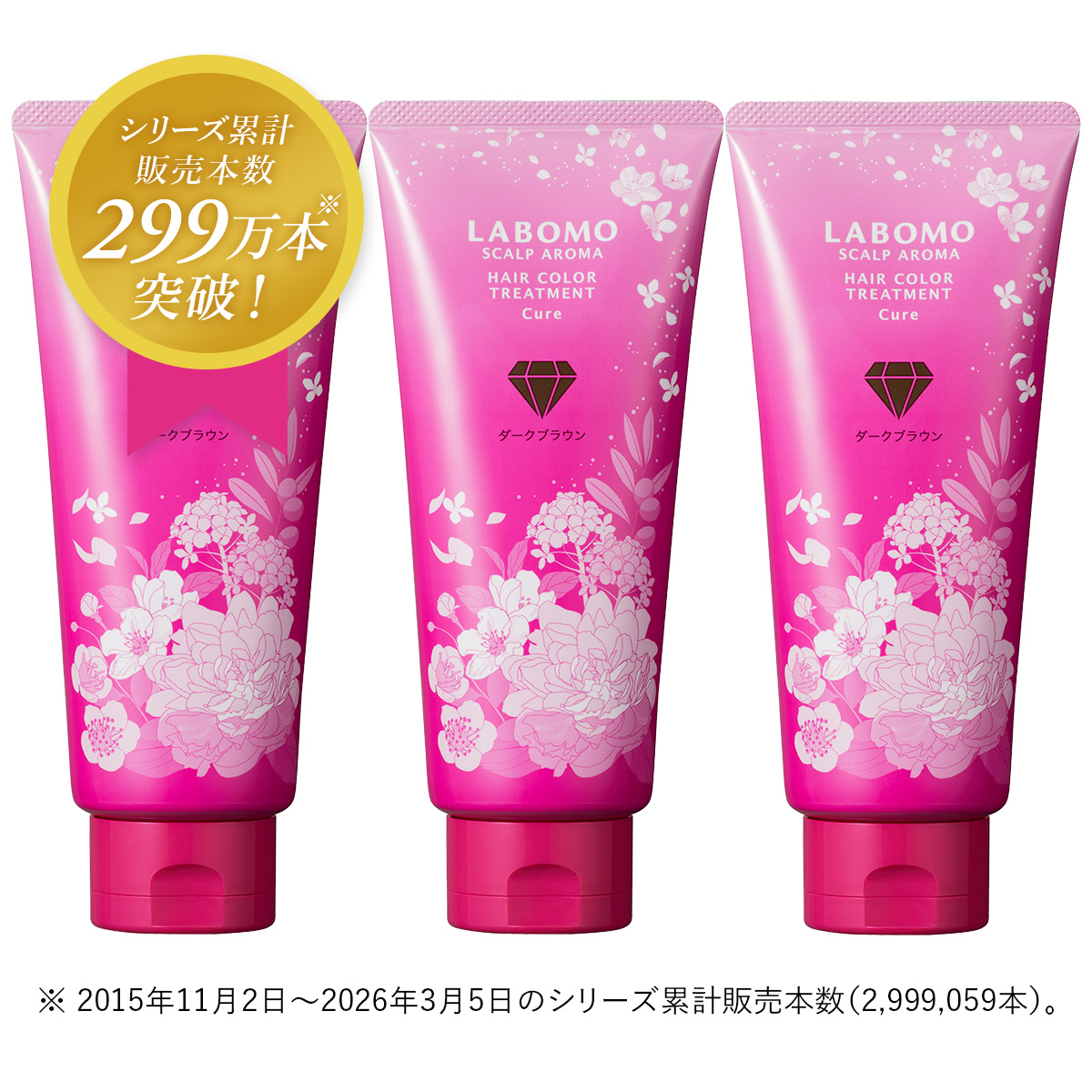 [�������߃g���[�g�����g] ���{�� �X�J���v�A���} �w�A�J���[�g���[�g�����g �L���A�����F3�{�Z�b�g��