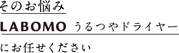 つや髪を作るドライヤー】LABOMO うるつやドライヤー|【公式 つや髪を作るドライヤー】LABOMO うるつやドライヤー|【公式