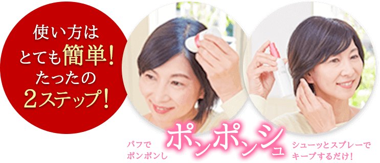 使い方はとても簡単!たったの2ステップ!